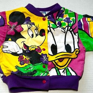 Vintage Disney Jacket Minnie Daisy & Mickey Mouse Rare 12months